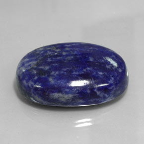 Sodalite Blu navy naturale da 80.10 ct, Taglio ovale, Opaco