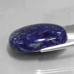 Sodalite Blu navy naturale da 80.10 ct, Taglio ovale, Opaco