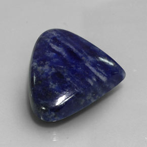 Sodalite Viola Blu naturale da 30.99 ct, Forma a pera, Opaco