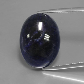 Sodalite Viola Blu naturale da 13.17 ct, Taglio ovale, Opaco