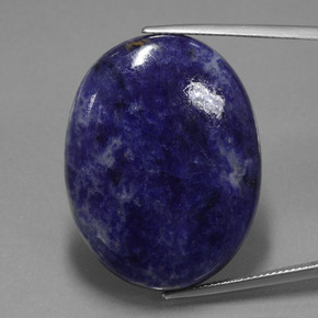 Sodalite Viola Blu naturale da 41.15 ct, Taglio ovale, Opaco