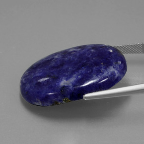 Sodalite Viola Blu naturale da 41.15 ct, Taglio ovale, Opaco