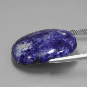 Sodalite Viola Blu naturale da 40.03 ct, Taglio ovale, Opaco