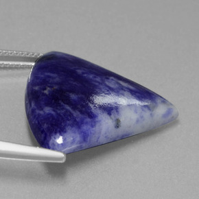 Sodalite Viola Blu naturale da 18.39 ct, Forma fantasia, Opaco