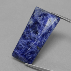 Sodalite naturale blu da 19,19 ct, forma fantasia, opaco