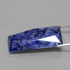 Sodalite naturale blu da 19,19 ct, forma fantasia, opaco