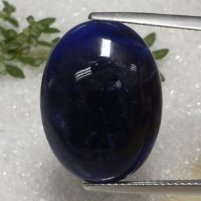 Sodalite Viola Blu naturale da 11.43 ct, Taglio ovale, Opaco