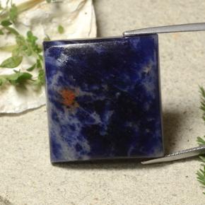 Sodalite Viola Blu naturale da 54.07 ct, Quadrato, Opaco