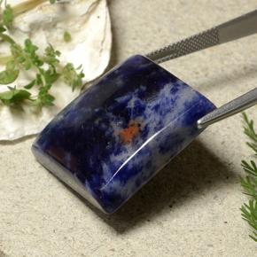 Sodalite Viola Blu naturale da 54.07 ct, Quadrato, Opaco