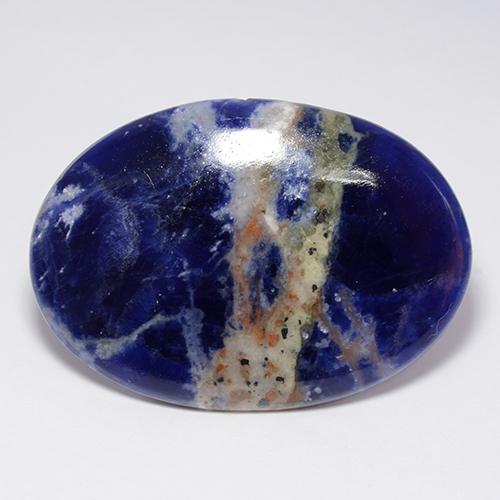 Sodalite Multicolore naturale da 41.10 ct, Taglio ovale, Opaco
