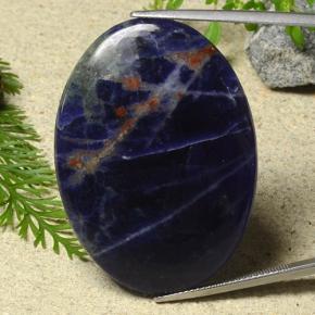 Sodalite Blu navy naturale da 41.49 ct, Taglio ovale, Opaco