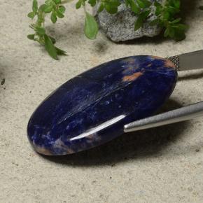 Sodalite Multicolore naturale da 29.61 ct, Taglio ovale, Opaco