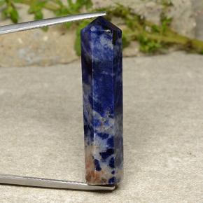 Sodalite naturale blu da 24,34 ct, forma fantasia, opaco