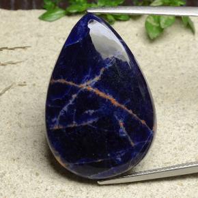 Sodalite Multicolore naturale da 22.02 ct, Forma a pera, Opaco