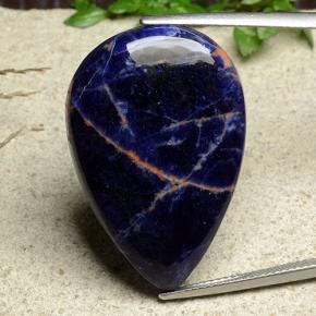 Sodalite Multicolore naturale da 22.02 ct, Forma a pera, Opaco
