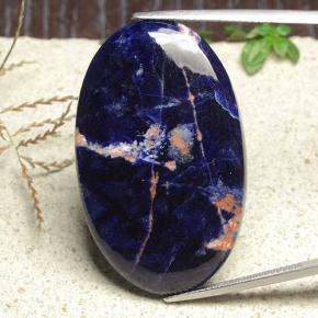 Sodalite Multicolore naturale da 36.51 ct, Taglio ovale, Opaco