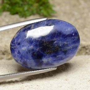 Sodalite Viola Blu naturale da 20.11 ct, Taglio ovale, Opaco