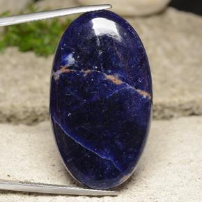 Sodalite Multicolore naturale da 25.36 ct, Taglio ovale, Opaco