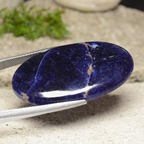 Sodalite Multicolore naturale da 25.36 ct, Taglio ovale, Opaco