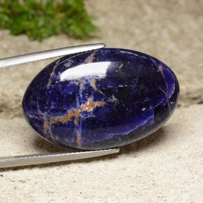 Sodalite Multicolore naturale da 22.63 ct, Taglio ovale, Opaco
