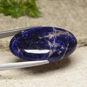 Sodalite Multicolore naturale da 22.63 ct, Taglio ovale, Opaco