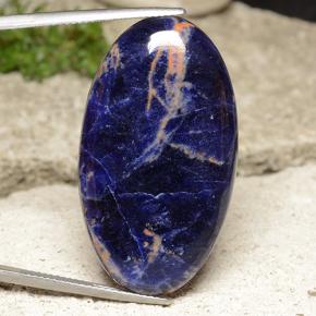 Sodalite Multicolore naturale da 29.69 ct, Taglio ovale, Opaco