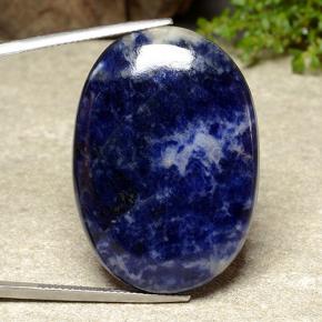 Sodalite Multicolore naturale da 48.54 ct, Taglio ovale, Opaco