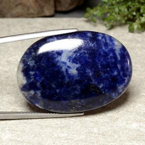 Sodalite Multicolore naturale da 48.54 ct, Taglio ovale, Opaco