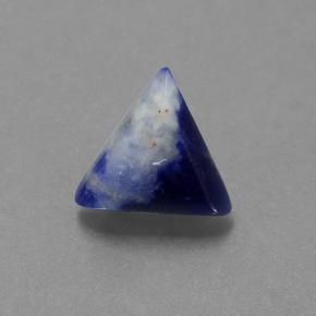 Sodalite naturale blu da 1,65 ct, trillion, opaco
