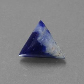 Sodalite naturale blu da 1,65 ct, trillion, opaco