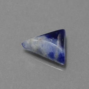 Sodalite naturale blu da 1,65 ct, trillion, opaco