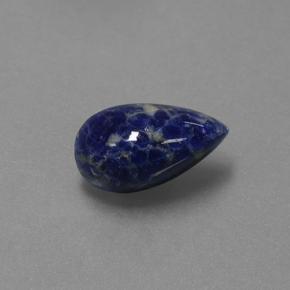Sodalite Multicolore naturale da 2.05 ct, Forma a pera, Opaco