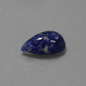 Sodalite Multicolore naturale da 2.05 ct, Forma a pera, Opaco