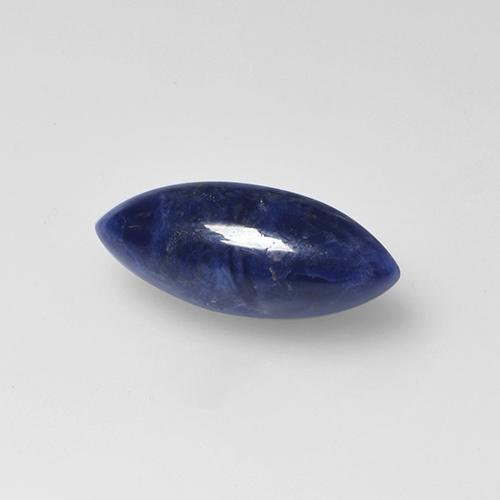 Sodalite Multicolore naturale da 1.45 ct, Taglio marquise, Opaco
