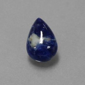 Sodalite multicolore naturale da 1,21 ct, taglio a pera, opaco