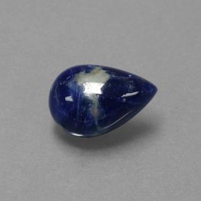 Sodalite multicolore naturale da 1,21 ct, taglio a pera, opaco
