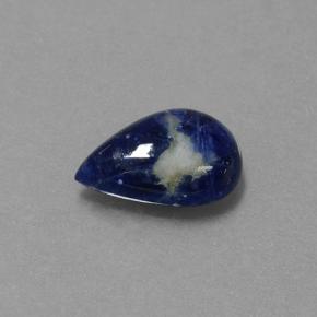 Sodalite multicolore naturale da 1,21 ct, taglio a pera, opaco