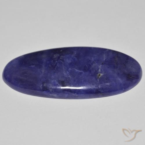 Sodalite Blu scuro naturale da 29.49 ct, Ovale, Opaco