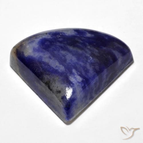 Sodalite Blu navy naturale da 24.44 ct, Taglio trillion, Opaco