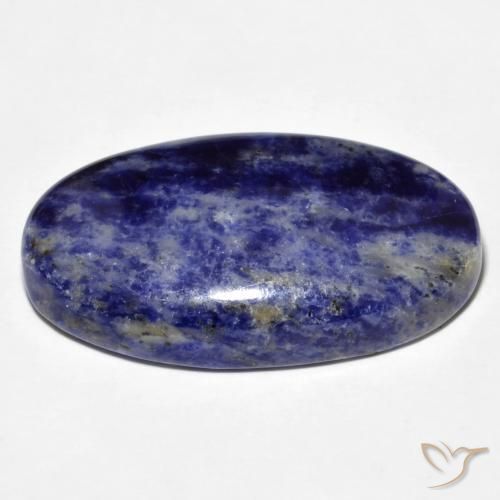 Sodalite Blu navy naturale da 34.08 ct, Ovale, Opaco