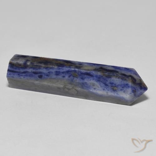Sodalite Blue Grey naturale da 24.21 ct, Taglio a fantasia, Opaco