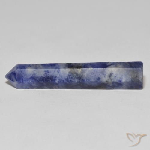18.57ct Naturale Viola Blu Sodalite, Taglio a fantasia, Opaco, Photo A