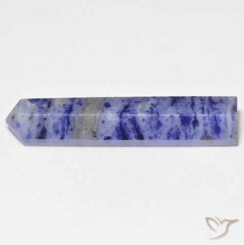 Sodalite Blu grigio naturale da 25.00 ct, Taglio a fantasia, Opaco