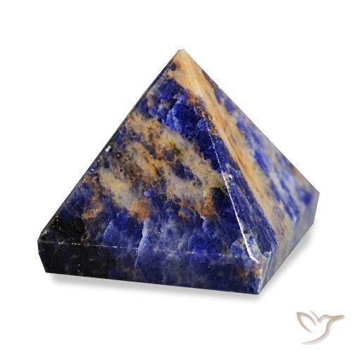 Sodalite Blu scuro profondo naturale da 65.67 ct, Quadrato, Opaco
