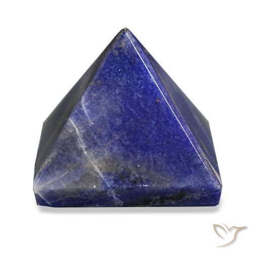 Sodalite blu navy naturale da 100,28 ct, quadrato, opaco