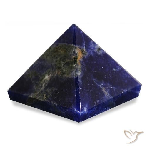 Sodalite multicolore blu naturale da 85,94 ct, quadrato, opaco