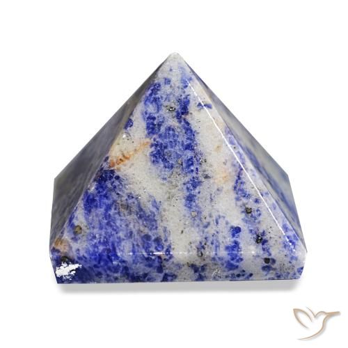 100.52ct Blu grigiastro Sodalite, Quadrato, Opaco