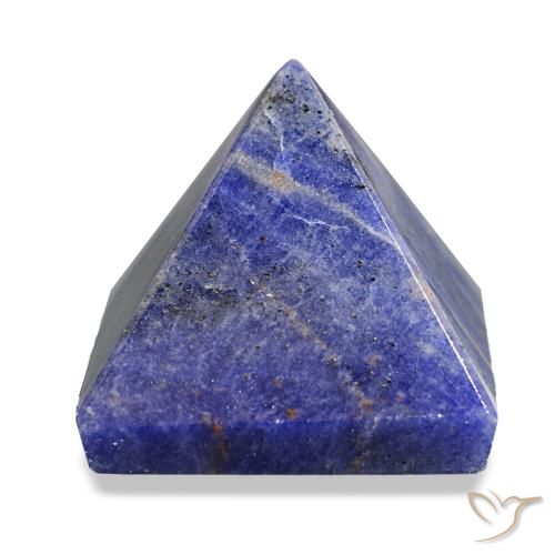Sodalite azzurro grigio naturale da 103,79 ct, quadrato, opaco
