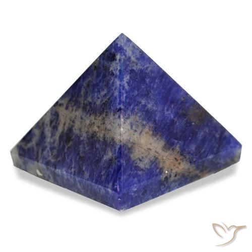 Sodalite naturale blu da 81,65 ct, quadrato, opaco
