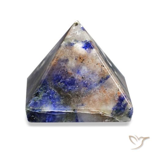 71.08ct blu navy sodalite, quadrato, opaco